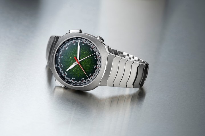 Obrázok z H. Moser & Cie Streamliner Flyback Chronograph Automatic Matrix Green Fumé