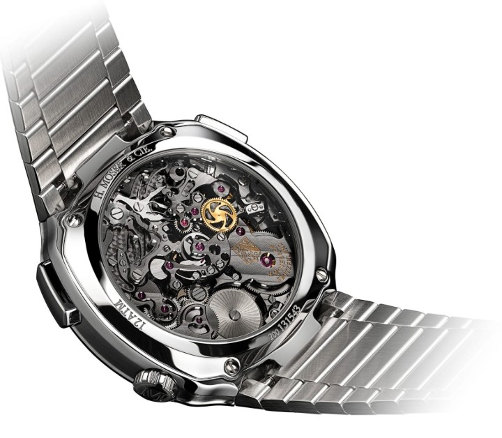 Obrázok z H. Moser & Cie Streamliner Flyback Chronograph Automatic Matrix Green Fumé