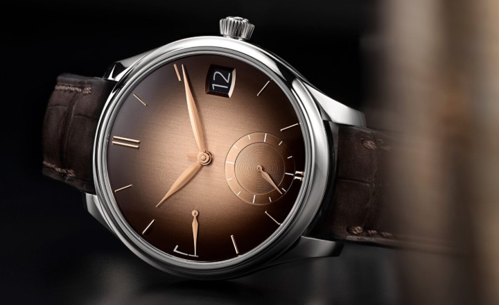 Obrázok z H. Moser & Cie Endeavour Perpetual Calendar Smoked Salmon