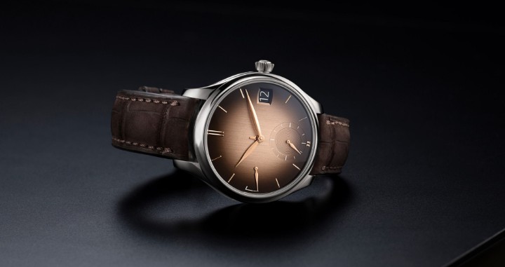 Obrázok z H. Moser & Cie Endeavour Perpetual Calendar Smoked Salmon