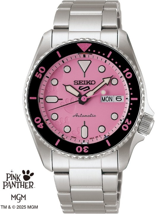 Obrázok z Seiko 5 Sports SKX Series Pink Panther Limited Edition