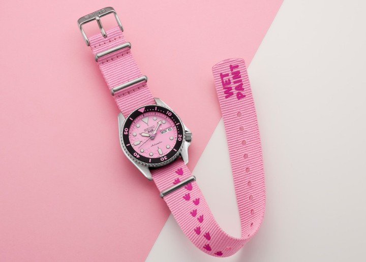 Obrázok z Seiko 5 Sports SKX Series Pink Panther Limited Edition