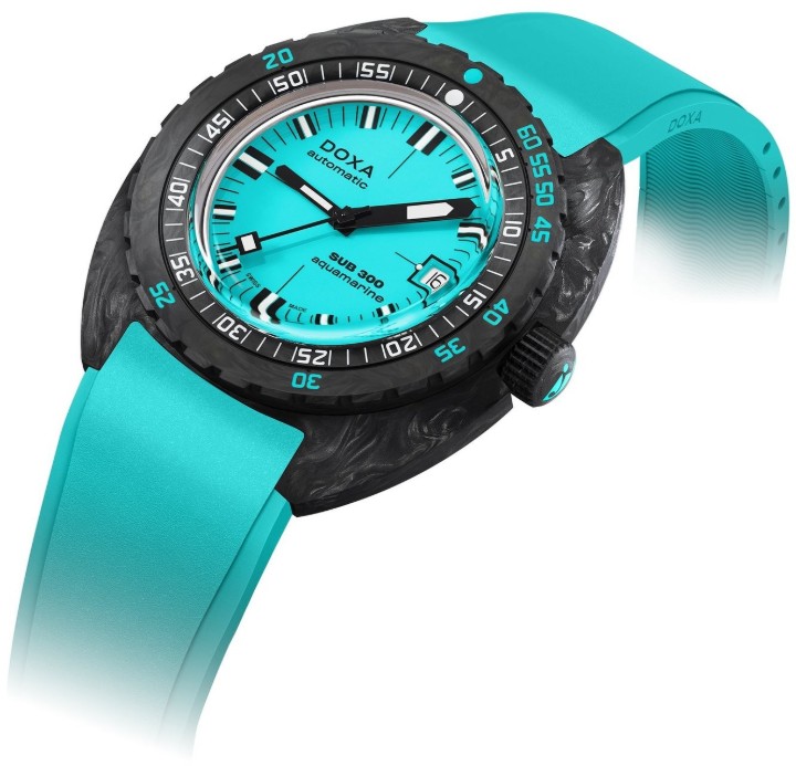 Obrázok z Doxa SUB 300 Carbon Aquamarine