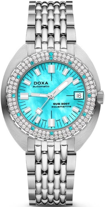 Obrázok z Doxa SUB 200T Diamonds Aquamarine