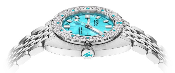 Obrázok z Doxa SUB 200T Diamonds Aquamarine