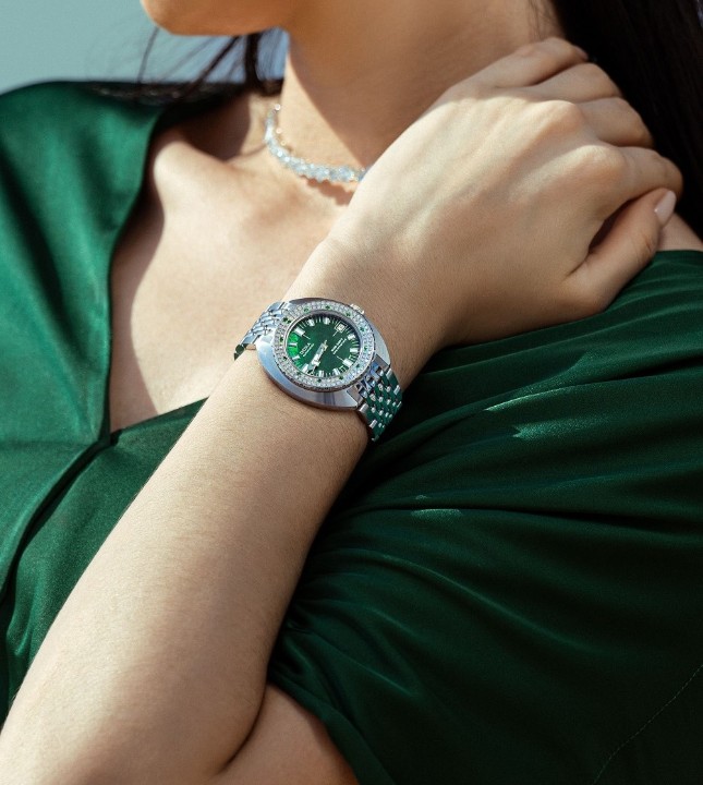 Obrázok z Doxa SUB 200T Diamonds Sea Emerald