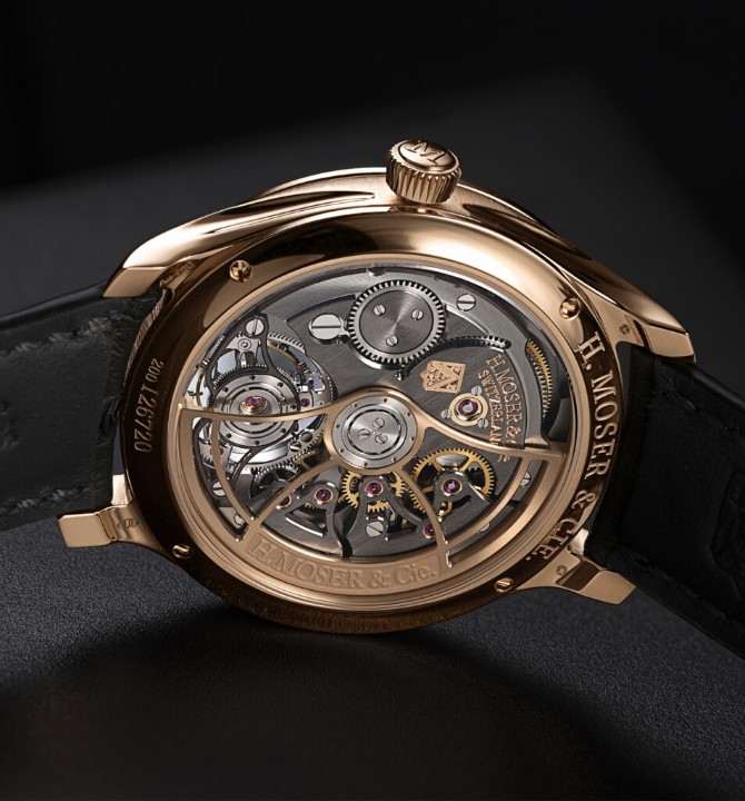 Obrázok z H. Moser & Cie Endeavour Tourbillon Concept Turquoise Enamel