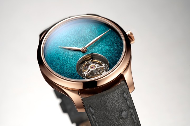 Obrázok z H. Moser & Cie Endeavour Tourbillon Concept Turquoise Enamel