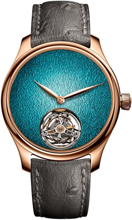 Obrázok z H. Moser & Cie Endeavour Tourbillon Concept Turquoise Enamel