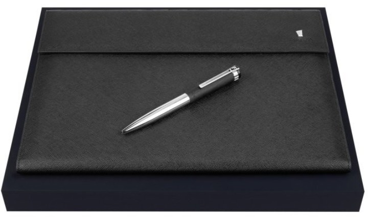 Obrázok z Sada kožené desky A4 + kuličkové pero Festina