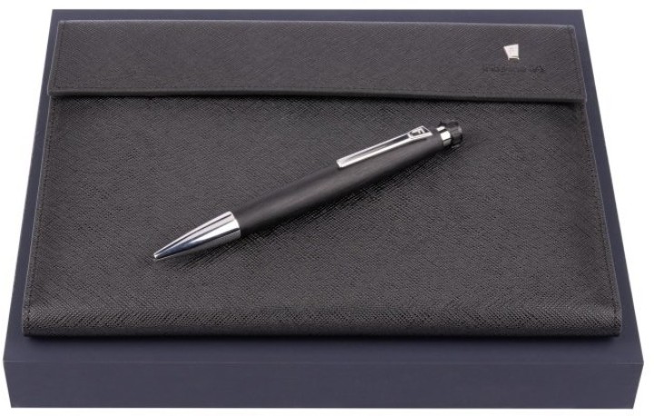 Obrázok z Sada kožené desky A5 + kuličkové pero Festina