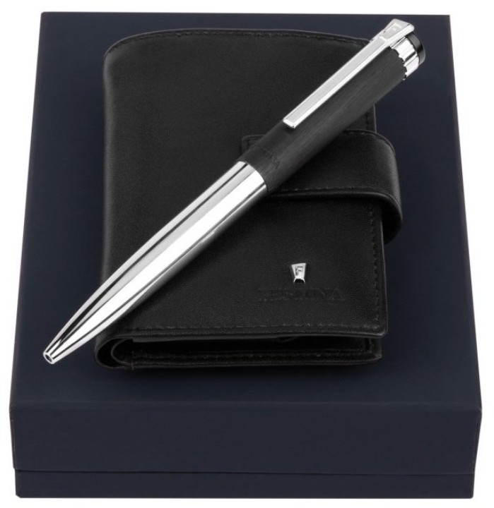 Obrázok z Sada tvrdé pouzdro na karty + kuličkové pero Festina