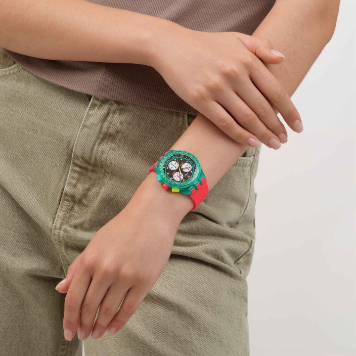 Obrázok z Swatch Neon Emerald Chrono