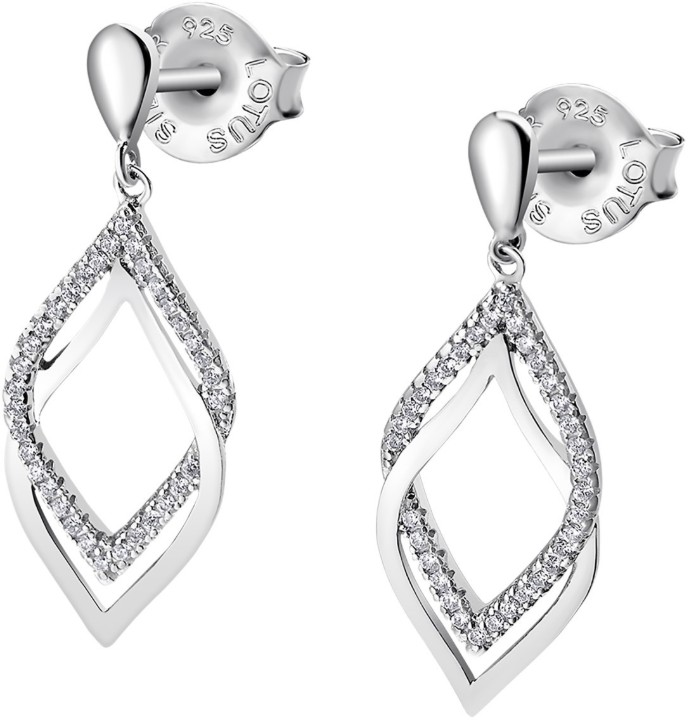 Obrázok z Náušnice Lotus Silver Pure Essential