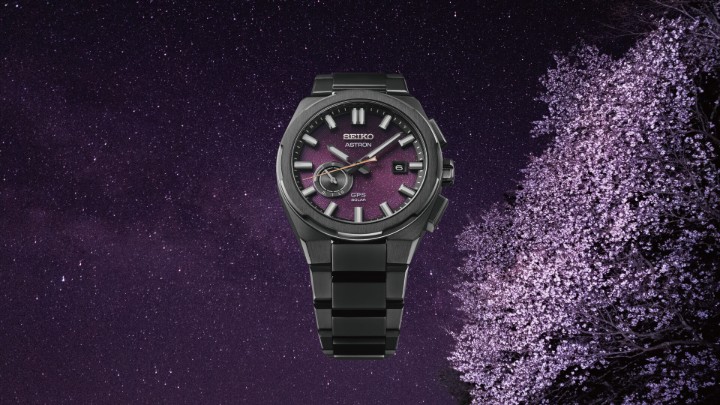 Obrázok z Seiko Astron GPS Solar 2025 Limited Edition ‘Yozakura’ Cherry Blossom By Night