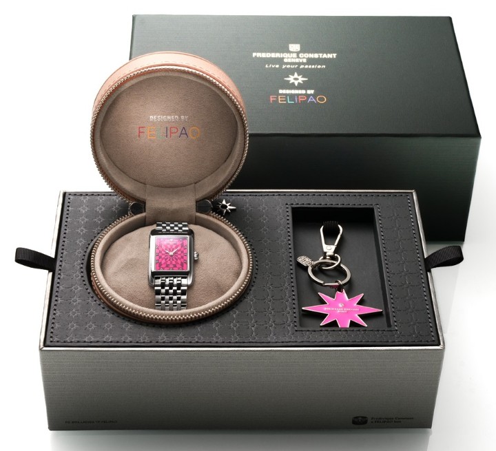 Obrázok z Frederique Constant Classics Carrée Blush Edition by Felipao