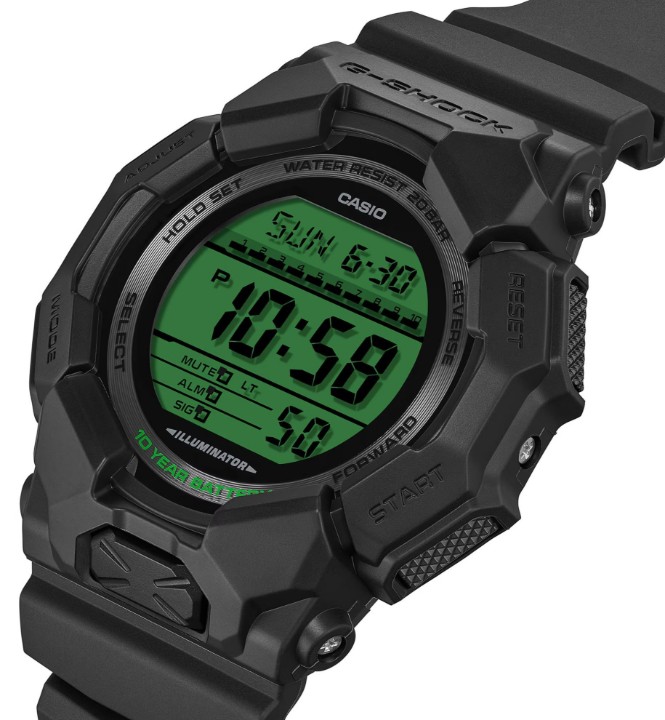 Obrázok z Casio G-Shock Carbon Core Guard Black and Electro Green