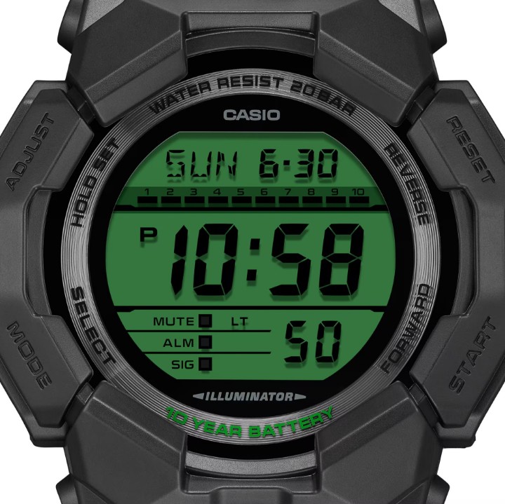 Obrázok z Casio G-Shock Carbon Core Guard Black and Electro Green