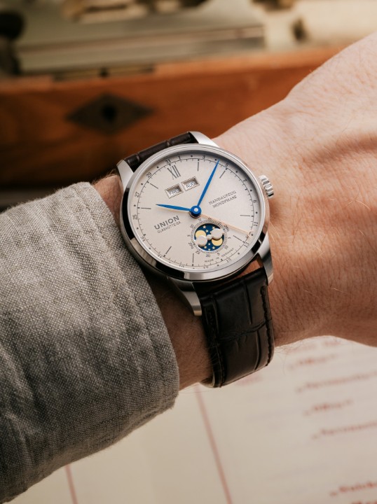 Obrázok z Union Glashütte 1893 Johannes Dürrstein Edition "Double Moon Phase"