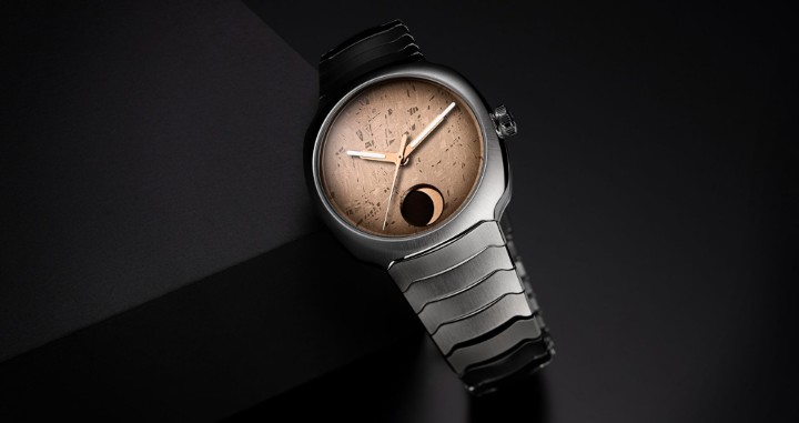 Obrázok z H. Moser & Cie Streamliner Perpetual Moon Concept Meteorite