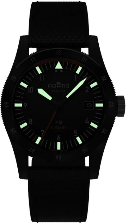 Obrázok z Fortis Flieger F-39 Werk 7 Mission Black Limited Edition