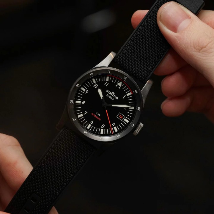 Obrázok z Fortis Flieger F-39 Werk 7 Mission Black Limited Edition