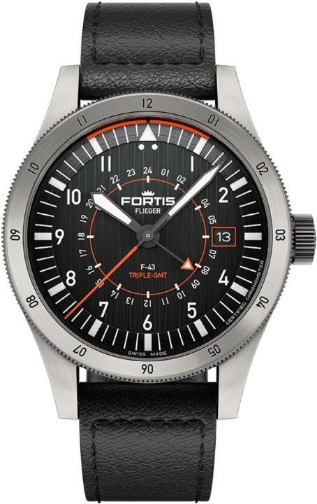 Obrázok z Fortis Flieger F-43 Triple GMT Original