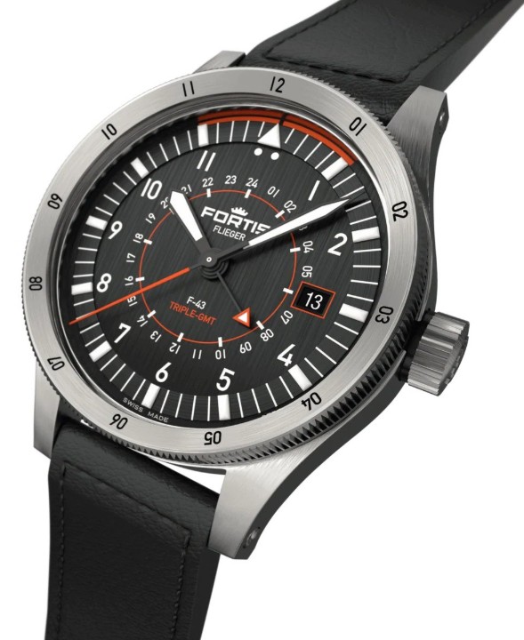 Obrázok z Fortis Flieger F-43 Triple GMT Original