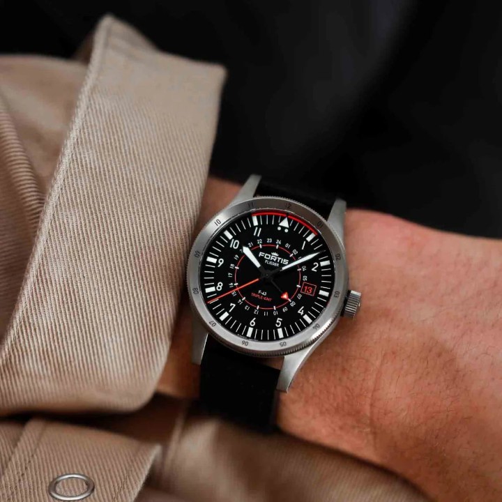 Obrázok z Fortis Flieger F-43 Triple GMT Original