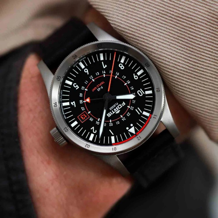 Obrázok z Fortis Flieger F-43 Triple GMT Original