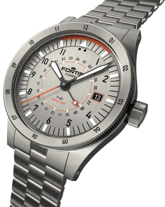 Obrázok z Fortis Flieger F-43 Triple GMT Original