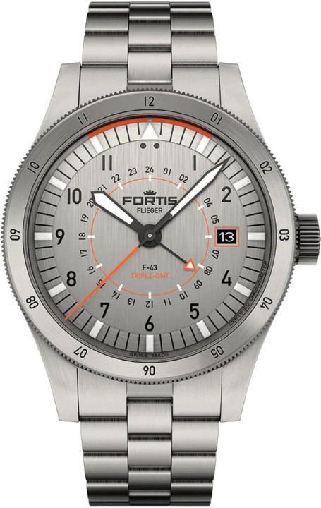 Obrázok z Fortis Flieger F-43 Triple GMT Original