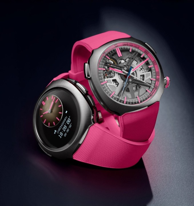 Obrázok z H. Moser & Cie Streamliner Alpine Drivers and Mechanics Pink Editions