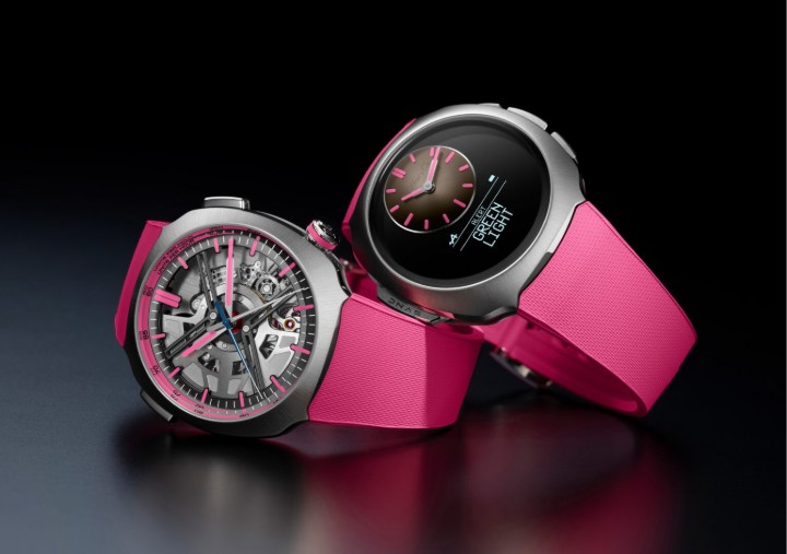 Obrázok z H. Moser & Cie Streamliner Alpine Drivers and Mechanics Pink Editions