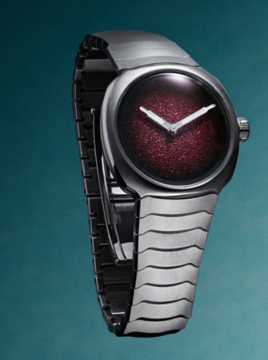 Obrázok z H. Moser & Cie Streamliner Two Hands Burgundy Fumé
