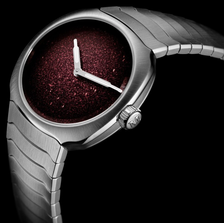 Obrázok z H. Moser & Cie Streamliner Two Hands Burgundy Fumé
