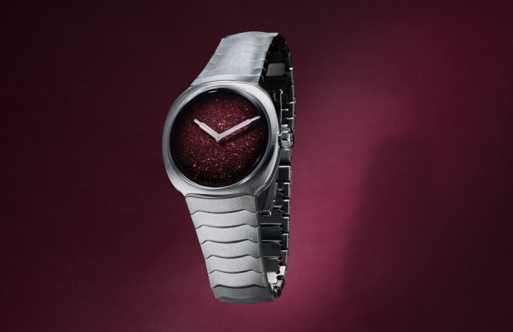 Obrázok z H. Moser & Cie Streamliner Two Hands Burgundy Fumé