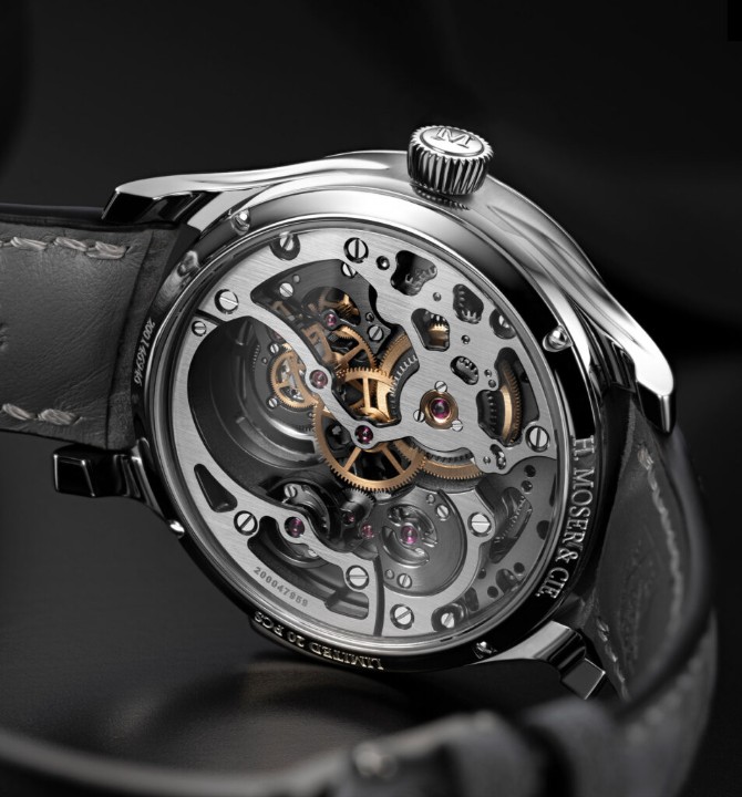 Obrázok z H. Moser & Cie Endeavour Minute Repeater Cylindrical Tourbillon Skeleton