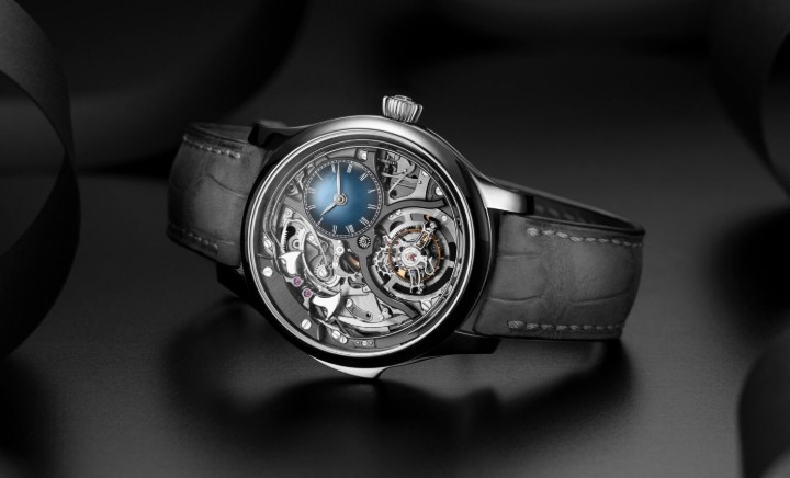 Obrázok z H. Moser & Cie Endeavour Minute Repeater Cylindrical Tourbillon Skeleton