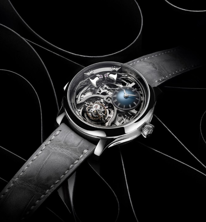 Obrázok z H. Moser & Cie Endeavour Minute Repeater Cylindrical Tourbillon Skeleton