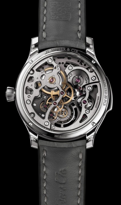 Obrázok z H. Moser & Cie Endeavour Minute Repeater Cylindrical Tourbillon Skeleton