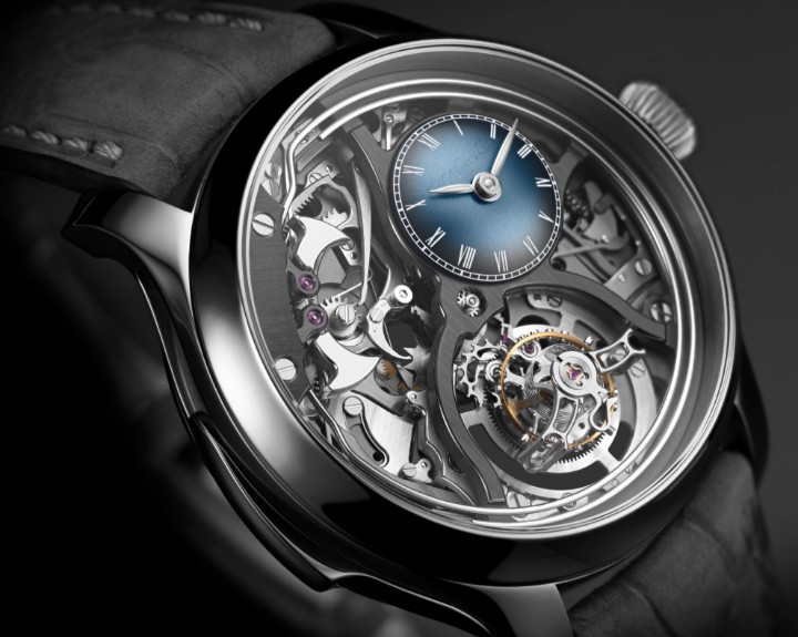 Obrázok z H. Moser & Cie Endeavour Minute Repeater Cylindrical Tourbillon Skeleton