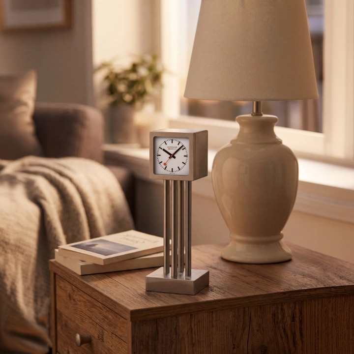 Obrázok z Stolní hodiny MONDAINE Zurich Meeting Point Clock - Miniature Edition