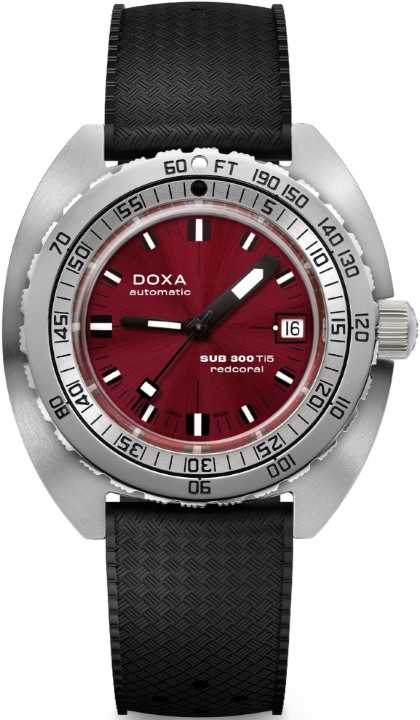 Obrázok z Doxa SUB 300 Ti5 Redcoral