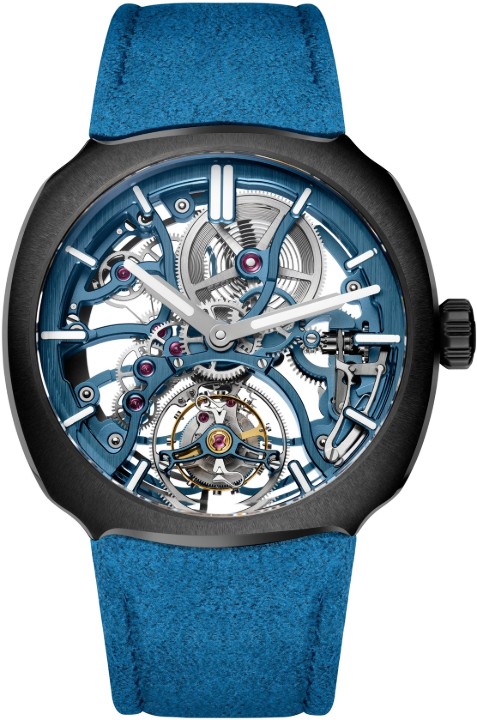Obrázok z H. Moser & Cie Streamliner Tourbillon Skeleton Ceramic Alpine Limited Edition