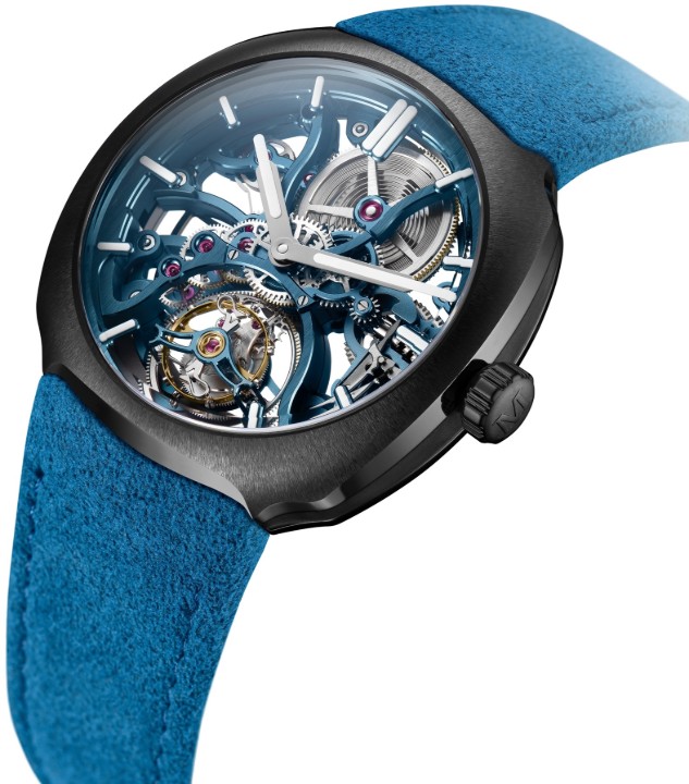 Obrázok z H. Moser & Cie Streamliner Tourbillon Skeleton Ceramic Alpine Limited Edition