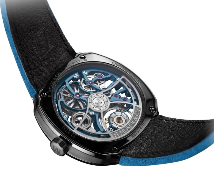 Obrázok z H. Moser & Cie Streamliner Tourbillon Skeleton Ceramic Alpine Limited Edition