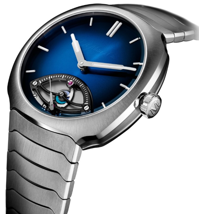 Obrázok z H. Moser & Cie Streamliner Retrograde Funky Blue