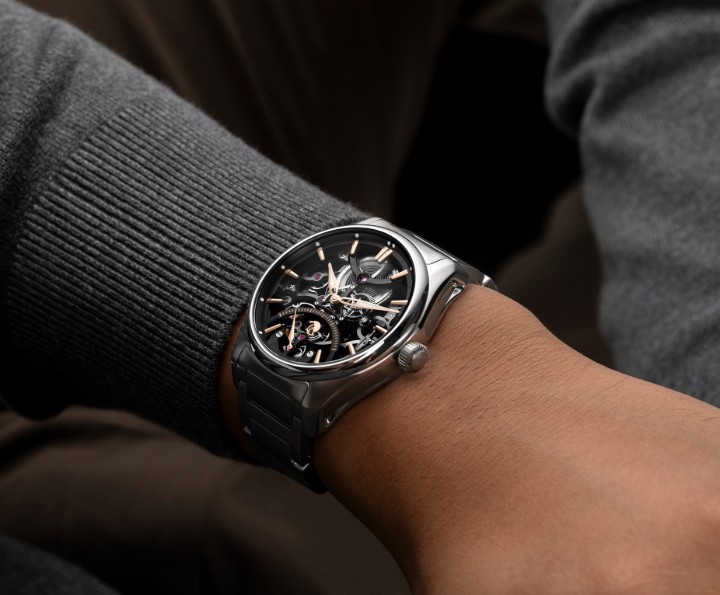 Obrázok z H. Moser & Cie Pioneer Skeleton Retrograde Seconds
