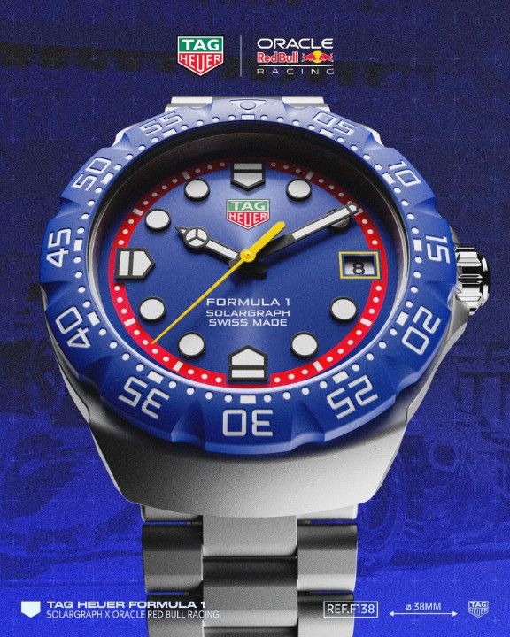 Obrázok z Tag Heuer Formula 1 Solargraph x Oracle Red Bull Racing Special Edition